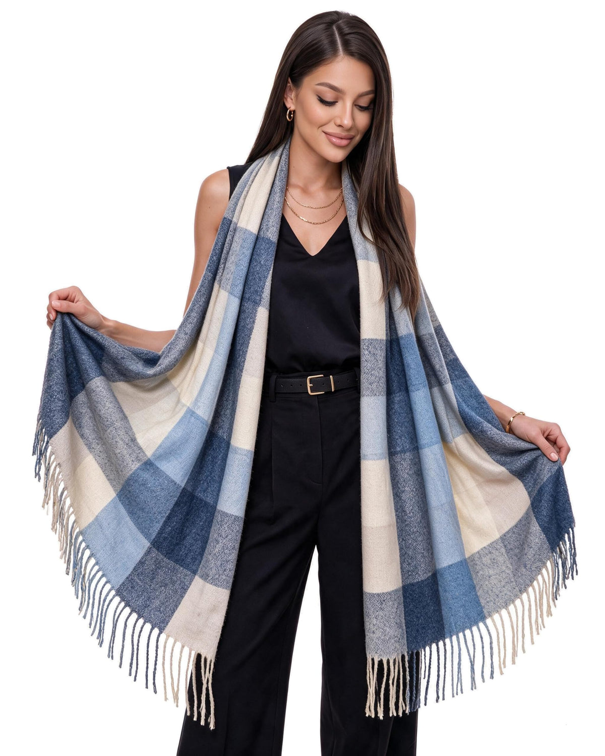 Baesics® Softschal Karo Blau