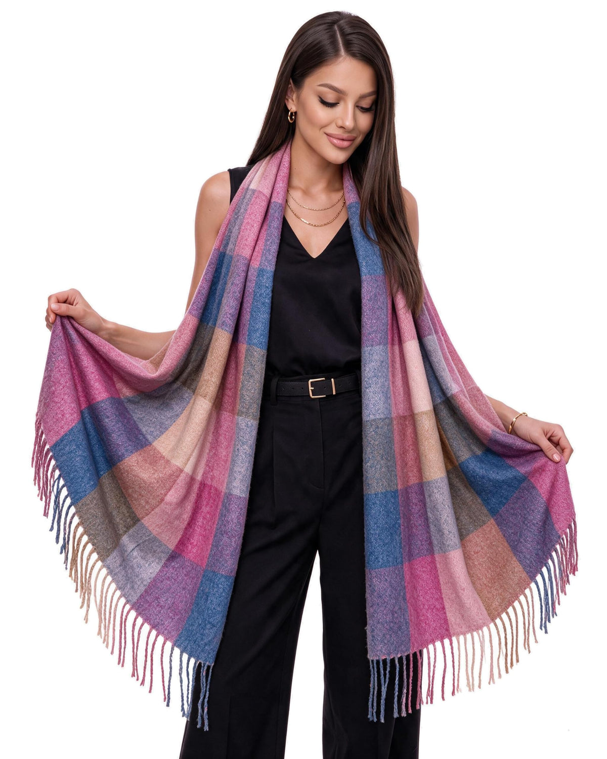 Baesics® Softschal Karo Pink