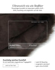 Baesics® Stirnband Kunstfell Langflor