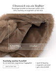 Baesics® Stirnband Kunstfell Twist