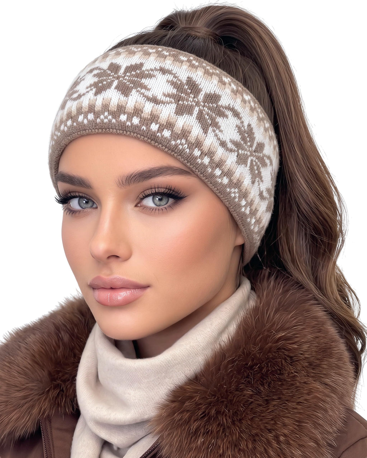 Baesics® Stirnband Norweger Taupe