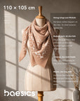 Baesics® Viereckstuch Paisley Damen