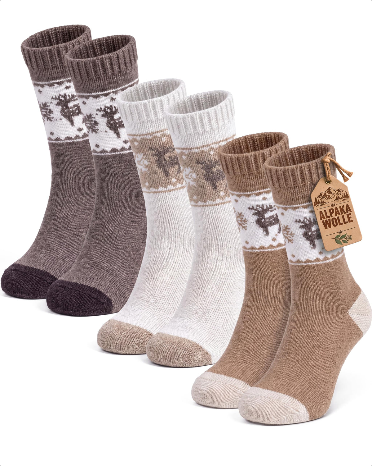 Baesics® Wollsocken Hirsch Damen &amp; Herren 39-42