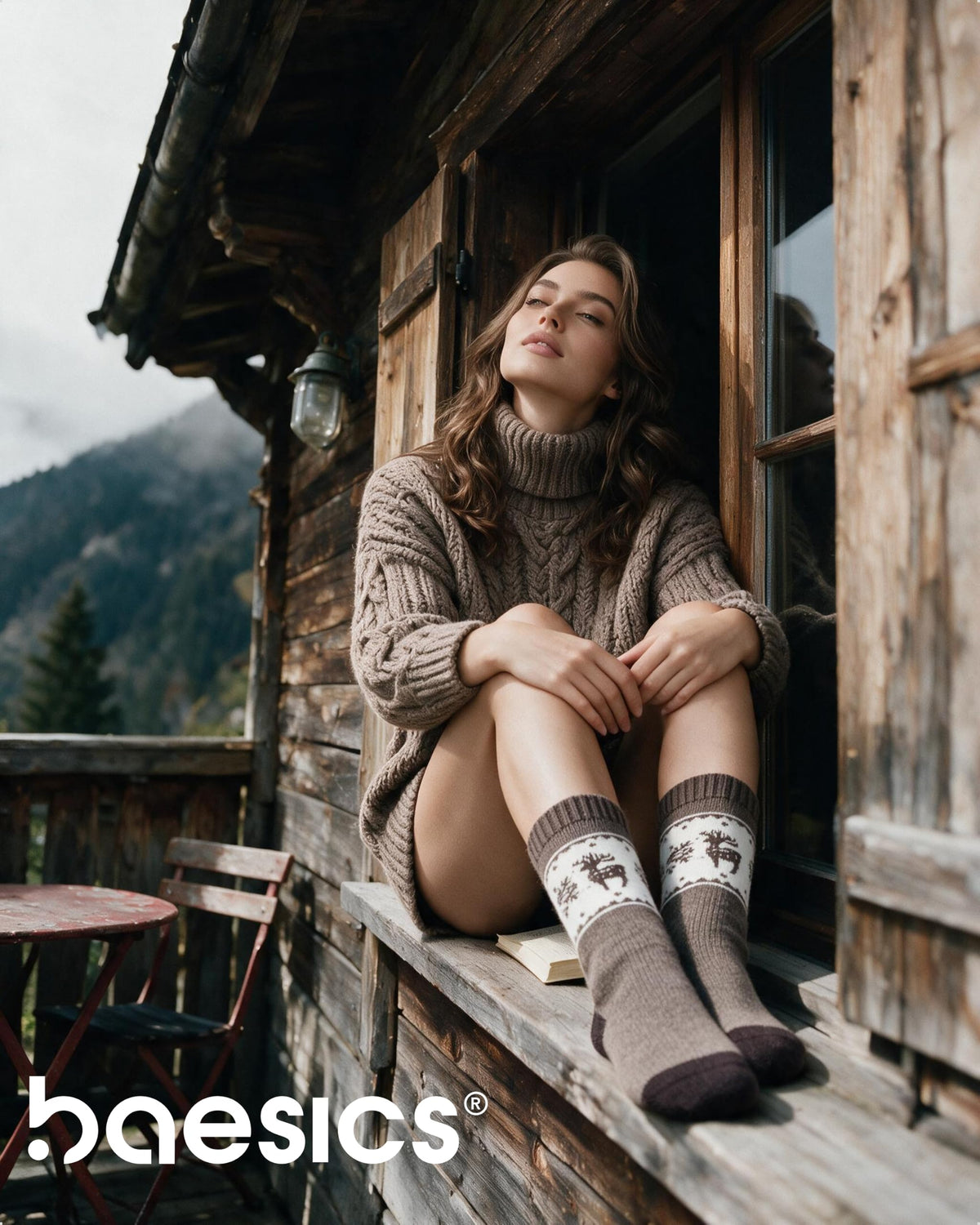 Baesics® Wollsocken Hirsch Damen &amp; Herren