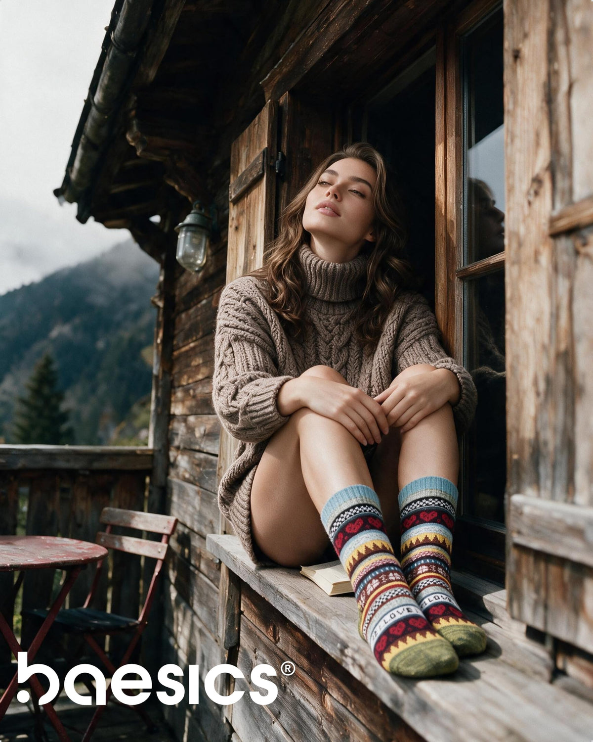 Baesics® Norweger Wollsocken Raute Damen &amp; Herren